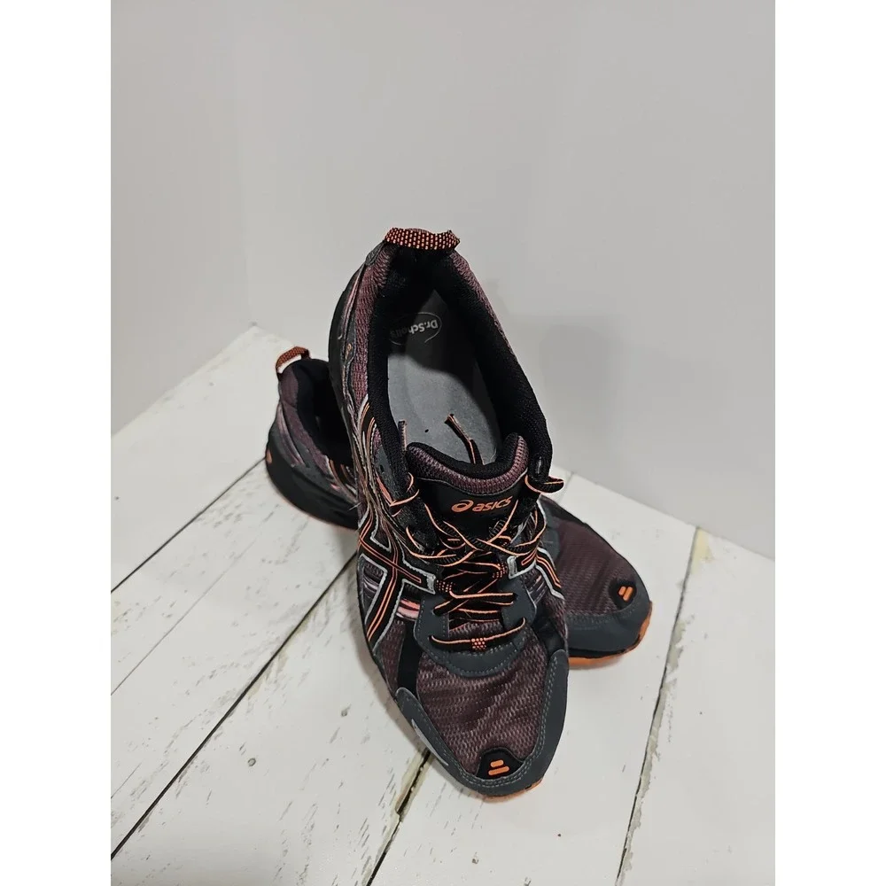 ASICS GEL Venture 5 Orange Grey mens Running Shoes Low Top Sneakers Size 13 US